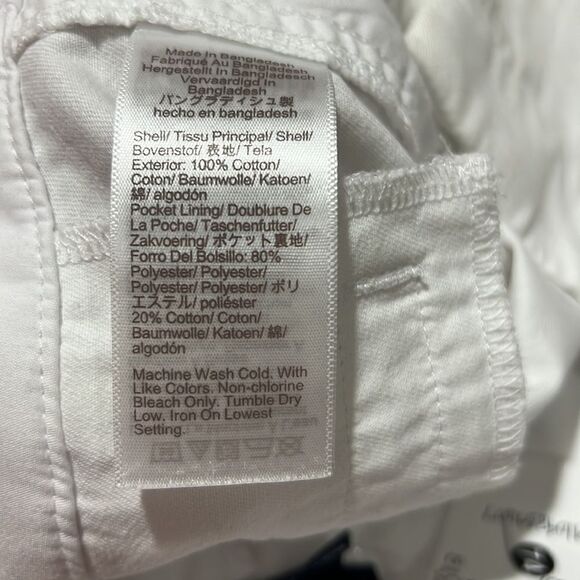 J. Crew Factory 5" classic chino short in White NWT - Picture 8 of 11